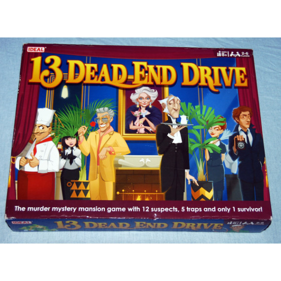 13 Dead End Drive Mystery Board Game by Ideal (2022) Unplayed