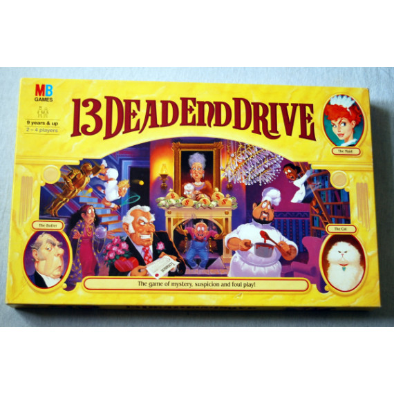 13 Dead End Drive Mystery Board Game by MB Games (1994)