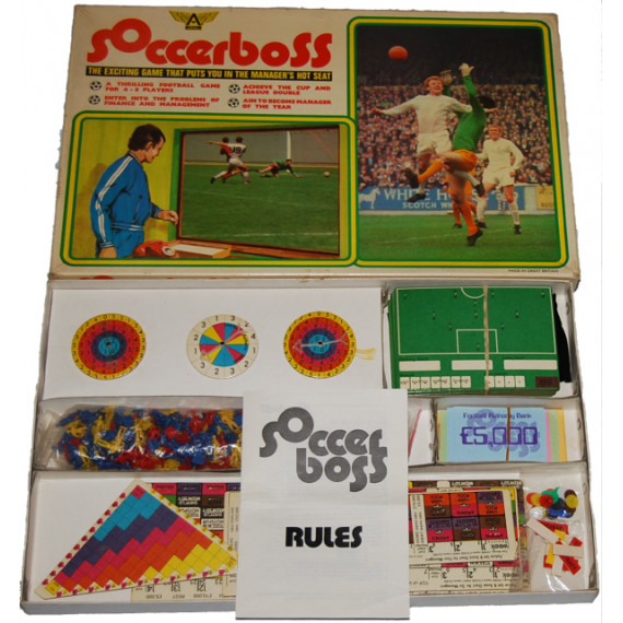 Soccerboss Board Game by Ariel (1969)