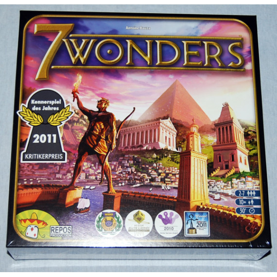 7 Wonders Board Game by Repos Productions(2011) New