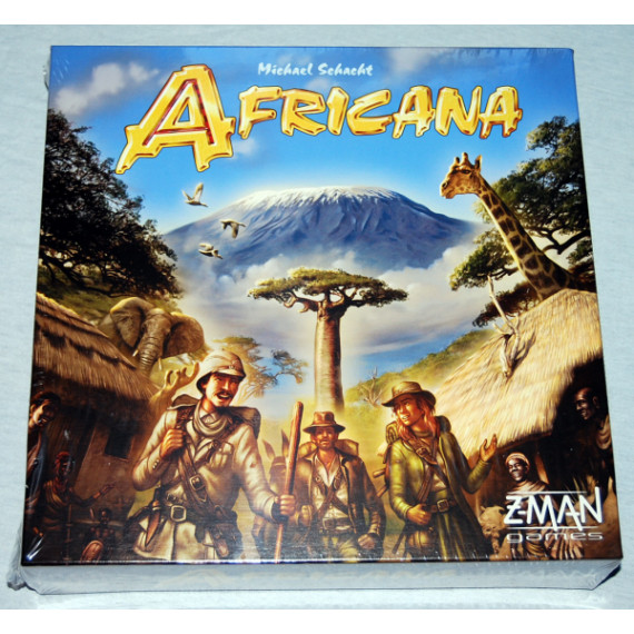 Africana Exploration Board Game by Z Man Games (2012) New