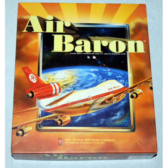 Air Baron  - Business Strategy Board Game by Avalon Hill (1996) Unplayed