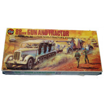 88mm Gun and Tractor Series 2 Model by Airfix (1975-76)