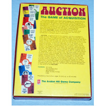 Auction - The Game of Acquisition by Avalon Hill (1989)