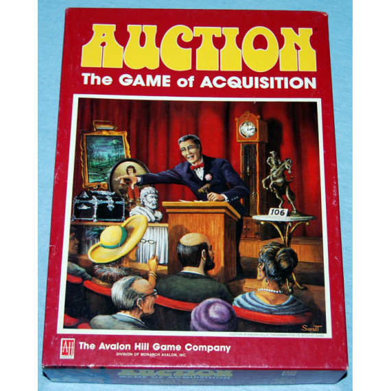 Auction - The Game of Acquisition by Avalon Hill (1989)