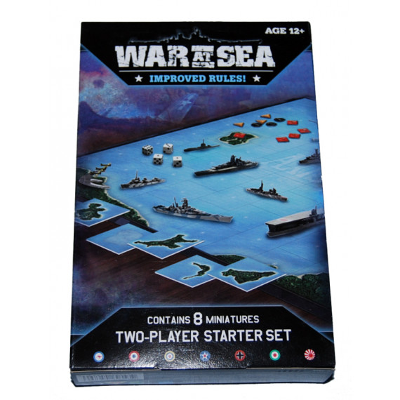 Axis and Allies -War at Sea 2 Player Starter Set by Avalon Hill (2007) New