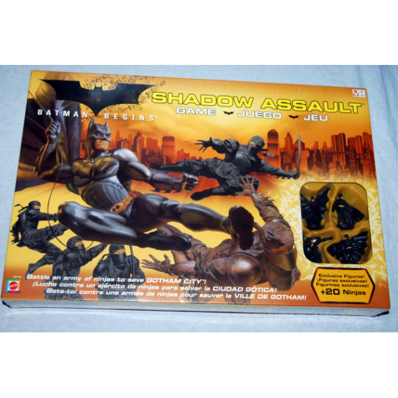 Batman Begins Shadow Assault Board Game by Mattel (2005) New