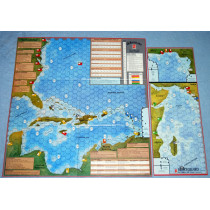 Blackbeard  (2nd Edition) - Pirate Board Game by Avalon Hill (1991) Unplayed