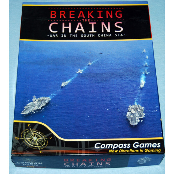 Breaking the Chains - War in the South China Sea - Strategy Modern War Board Game by Compass Games (2014) Unplayed