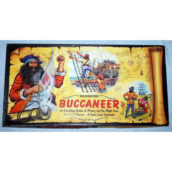 Buccaneer Board Game by Waddingtons (1970)