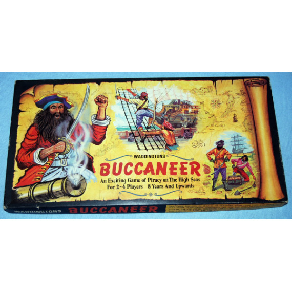 Buccaneer Board Game by Waddingtons (1970)