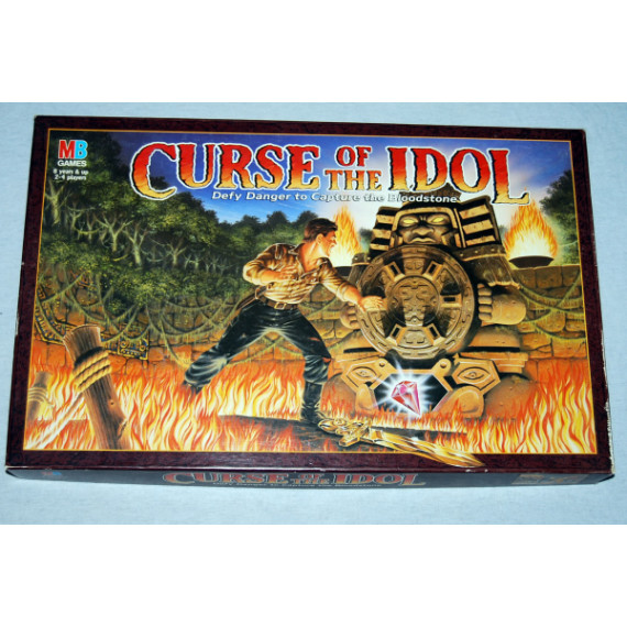 The Curse of the Idol Adventure Board Game by MB Games (1990) Unplayed