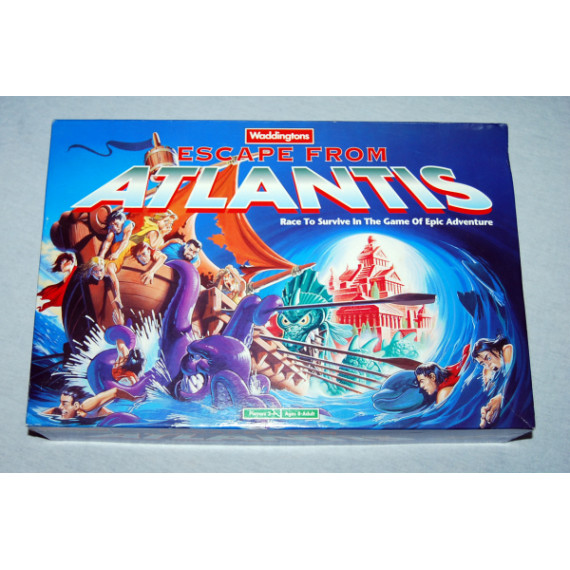 Escape from Atlantis Board Game by Waddingtons (1996) Unplayed