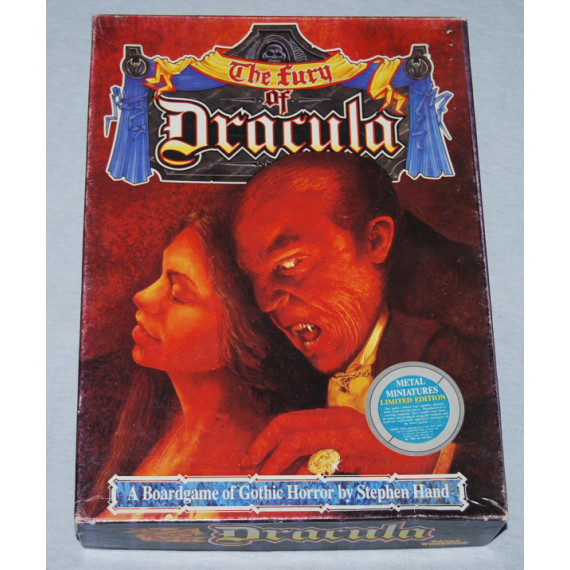 The Fury of Dracula Gothic Horror Board Game (First Edition) by the Games Workshop (1987)