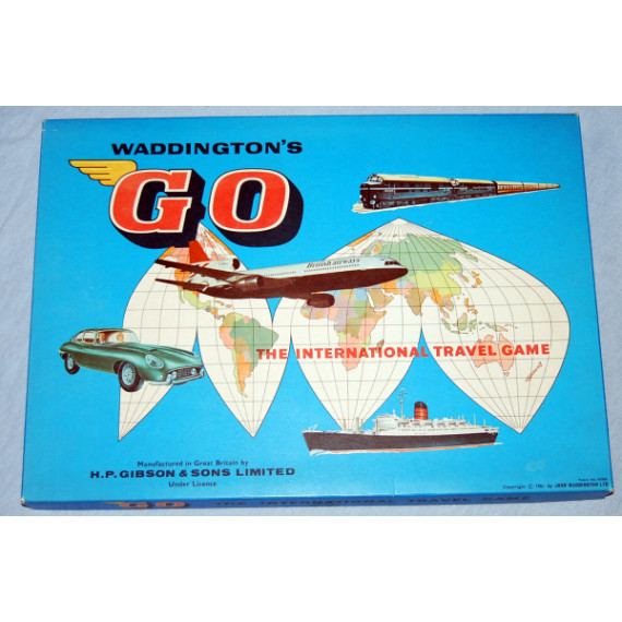Go - The International Travel Game by Waddingtons (1961)