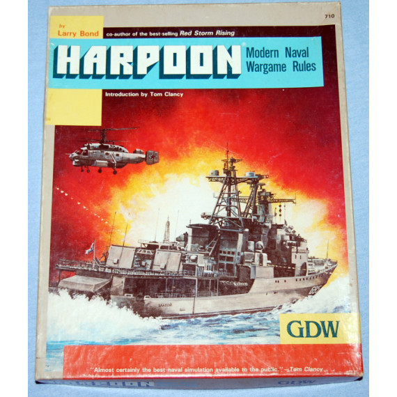 Harpoon 3rd Edition - Modern Naval Warfare Table Top Game with Supplement Battles of the Third World War by GDW (1987) Unplayed