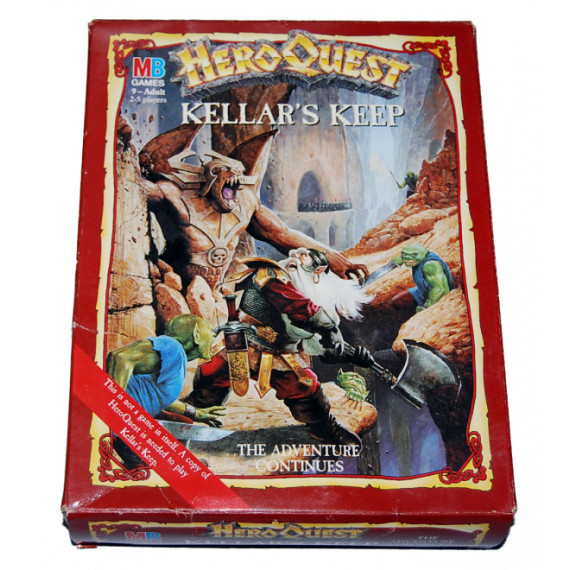 Heroquest Expansion Set - Kellar's Keep by Games Workshop / MB Games(1989) Unplayed