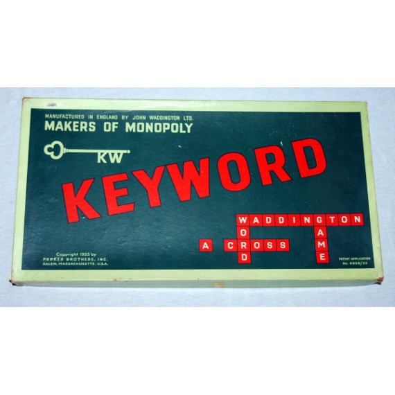 Keyword - Word Board Game by Waddingtons (1953)