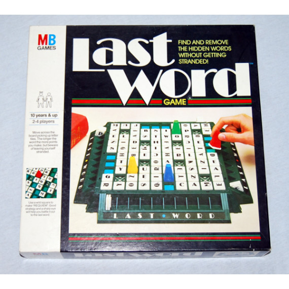 Last Word Board Game by  MB Games (1986)