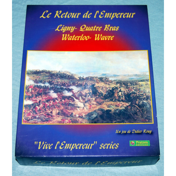 Le Retour de l'Empereur - Waterloo Campaign Board Game by Pratzen Editions (2011) Unplayed