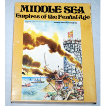 Middle Sea - Empires of the Feudal Age Board Game by Fantasy Games Unlimited (1979) Unplayed