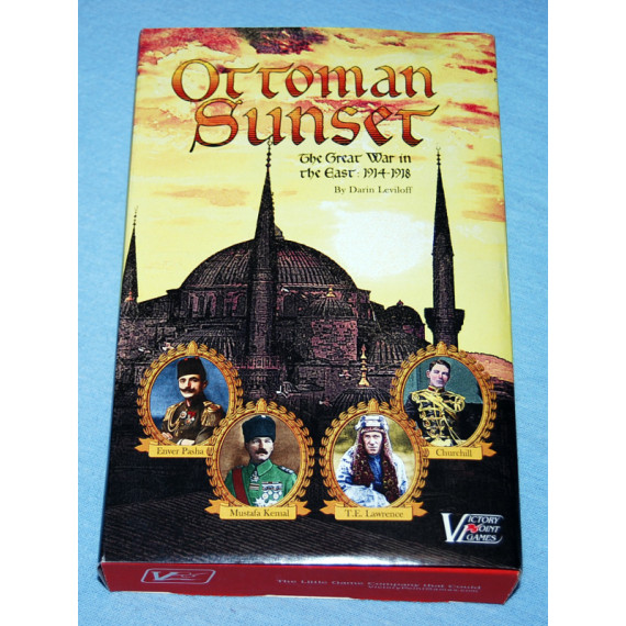 Ottoman Sunset - The Great War in the East 1914 -1918 Solitaire Strategy/War Board Game by Victory Point Games (2013)