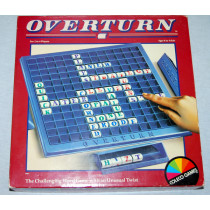 Overturn - Word Board Game by Coleco Games (1988)