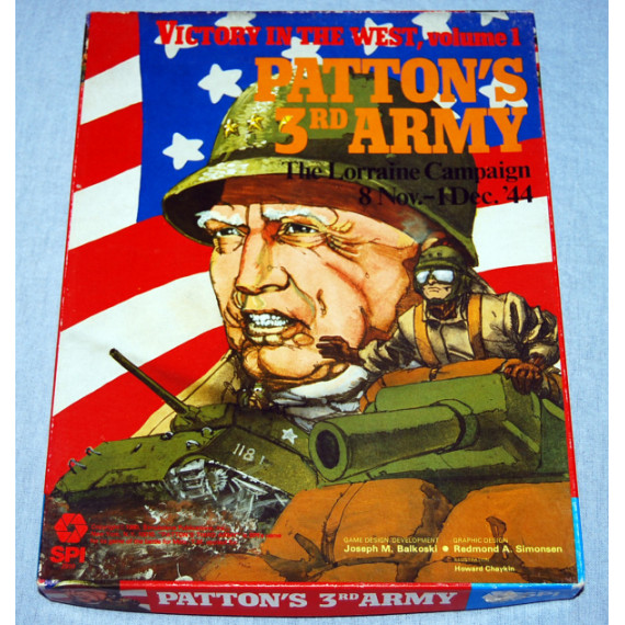 Patton's 3rd Army: The Lorraine Campaign 8 Nov.-1 Dec. 1944 by SPI (1980) Unplayed