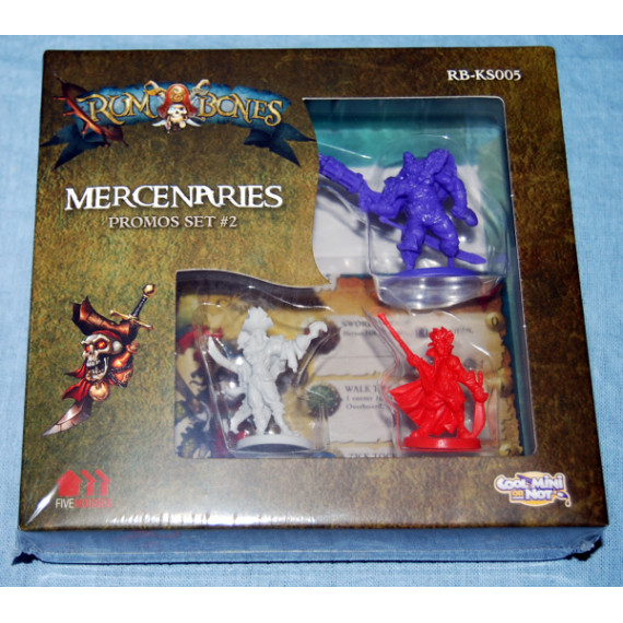 Rum and Bones Expansion - Mercenaries Promos Set 2 by Cool Mini or Not (2015) New