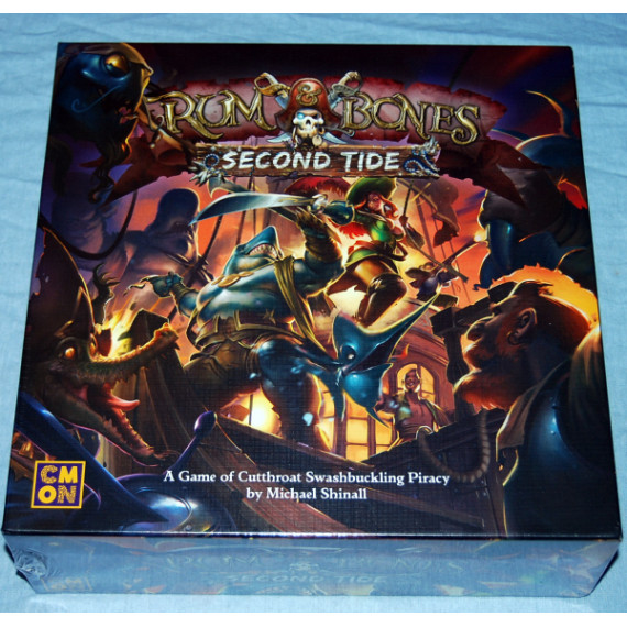 Rum and Bones Second Tide  - Pirate Board Game by Cool Mini or Not (2017) New