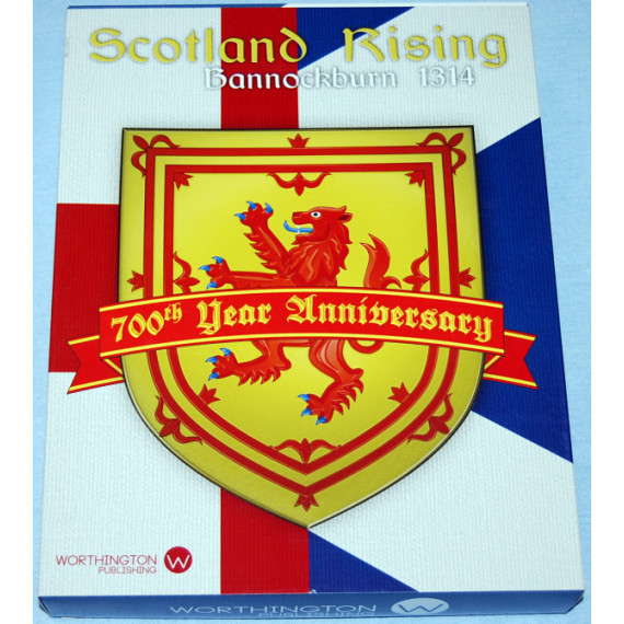 Scotland Rising - Bannockburn 1314 Strategy / War Board Game by Worthington (2013) As New