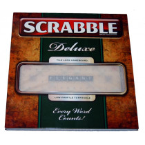 Scrabble Deluxe Board Game by Mattel (2009) New