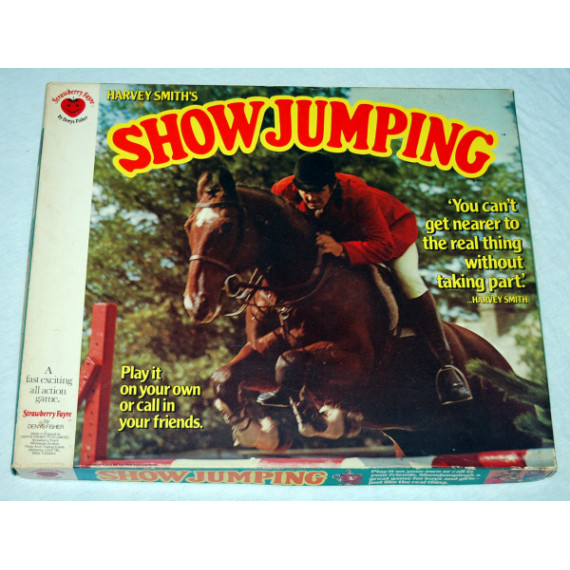 Harvey Smiths Show Jumping Board Game by Strawberry Fayre (1974)