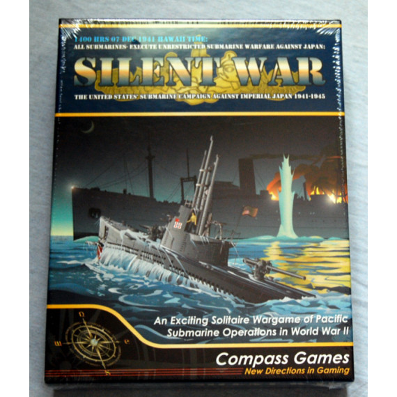Silent War Solitaire Board Game by Compass Games (2005) New
