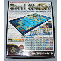 Steel Wolves - Solitaire Submarine Strategy / War Board Game by Compass Games (2010) Unplayed