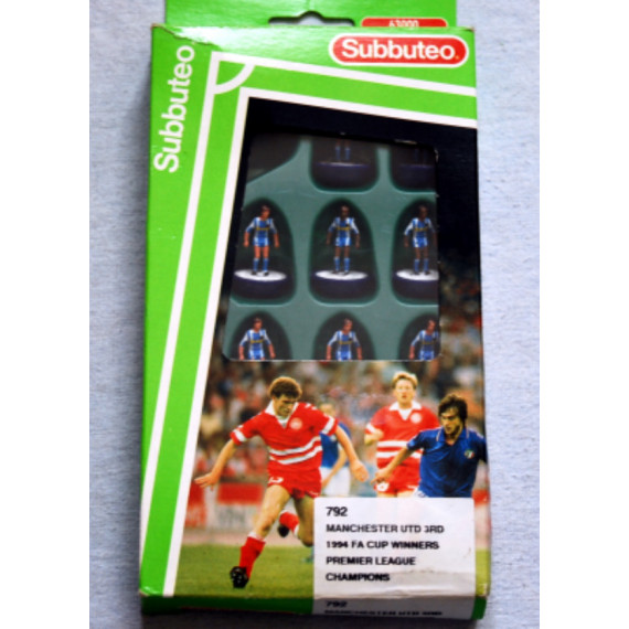 Manchester United 3rd FA Cup Winners Ref 792 Subbuteo Lightweight (1995)