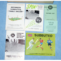 Subbuteo Table Soccer Continental Club Edition (1960's)
