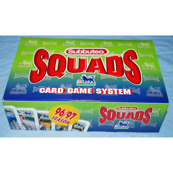 Subbuteo Squads - Sealed Premier League Card Pack Box by Hasbro (1996) New