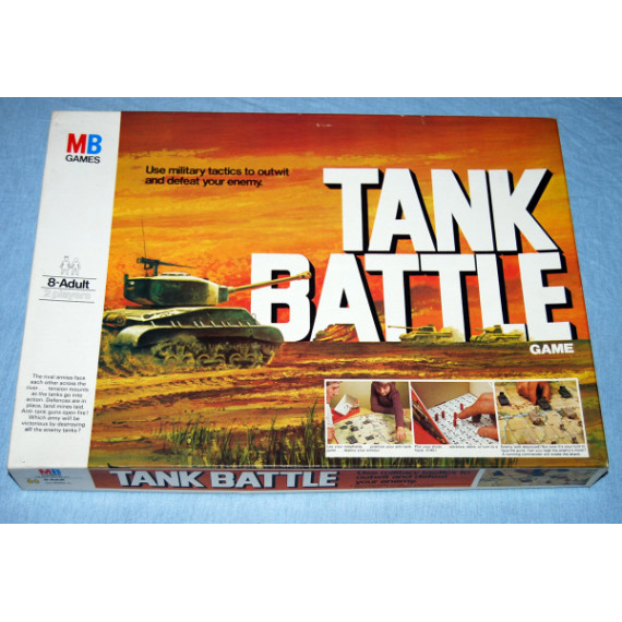 Tank Command  - The Tank Board Game by MB Games (1975)