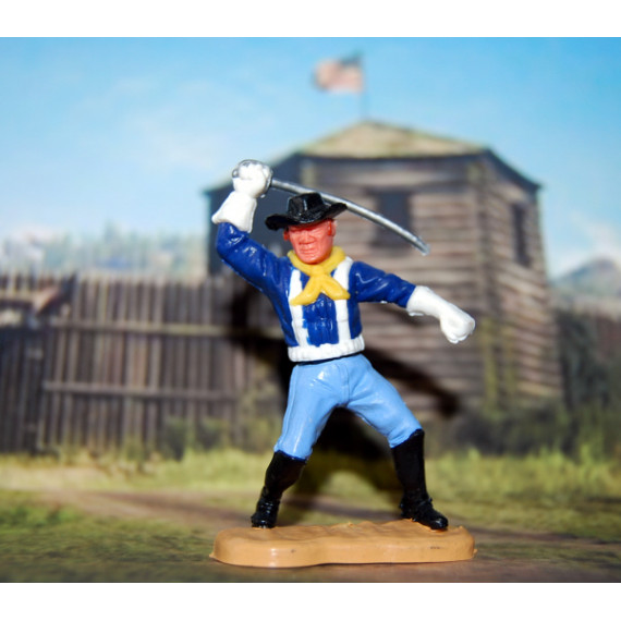 Timpo 3rd Series 7th Cavalry Trooper with Sabre by Timpo (1977)