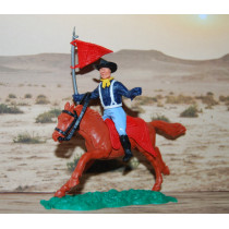 Timpo 1st Series Mounted 7th Cavalry Flag Bearer by Timpo (1970)
