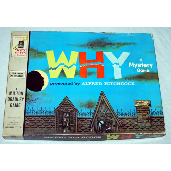 WHY - A Mystery Game Presented by Alfred Hitchcock by Milton Bradley (1961)