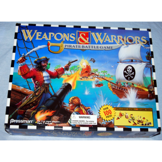 Weapons and Warriors Pirate Battle Game by Pressman (1995) New