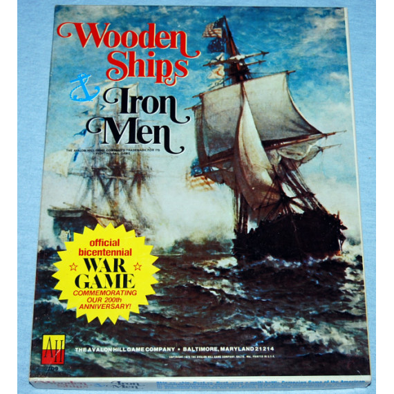 Wooden Ships & Iron Men Nautical War Game (Second Edition) by Avalon Hill (1981)