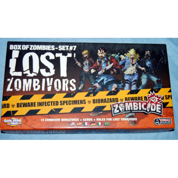 Zombicide Rue Morgue Expansion - Lost Zombivors Set 7 by Cool Mini or Not (2015)