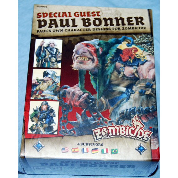 Zombicide Black Plague Expansion - Special Guest "Paul Bonner" by Cool Mini or Not (2015) New